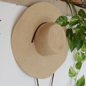 Oversized Brim Floppy Woven Sun Hat